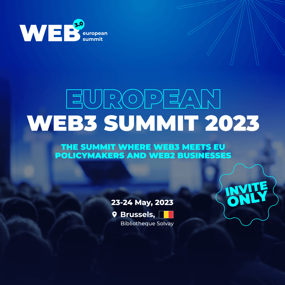 EUROPEAN WEB3 SUMMIT à Bruxelles : le sommet où le Web3 rencontre les décideurs et le business du Web2