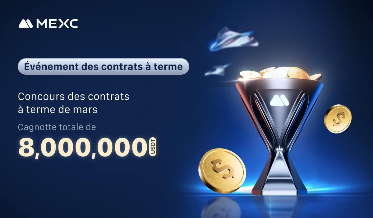 MEXC lance le Concours des contrats à terme de mars avec une cagnotte allant jusqu&#8217;à 8 millions d&#8217;USDT