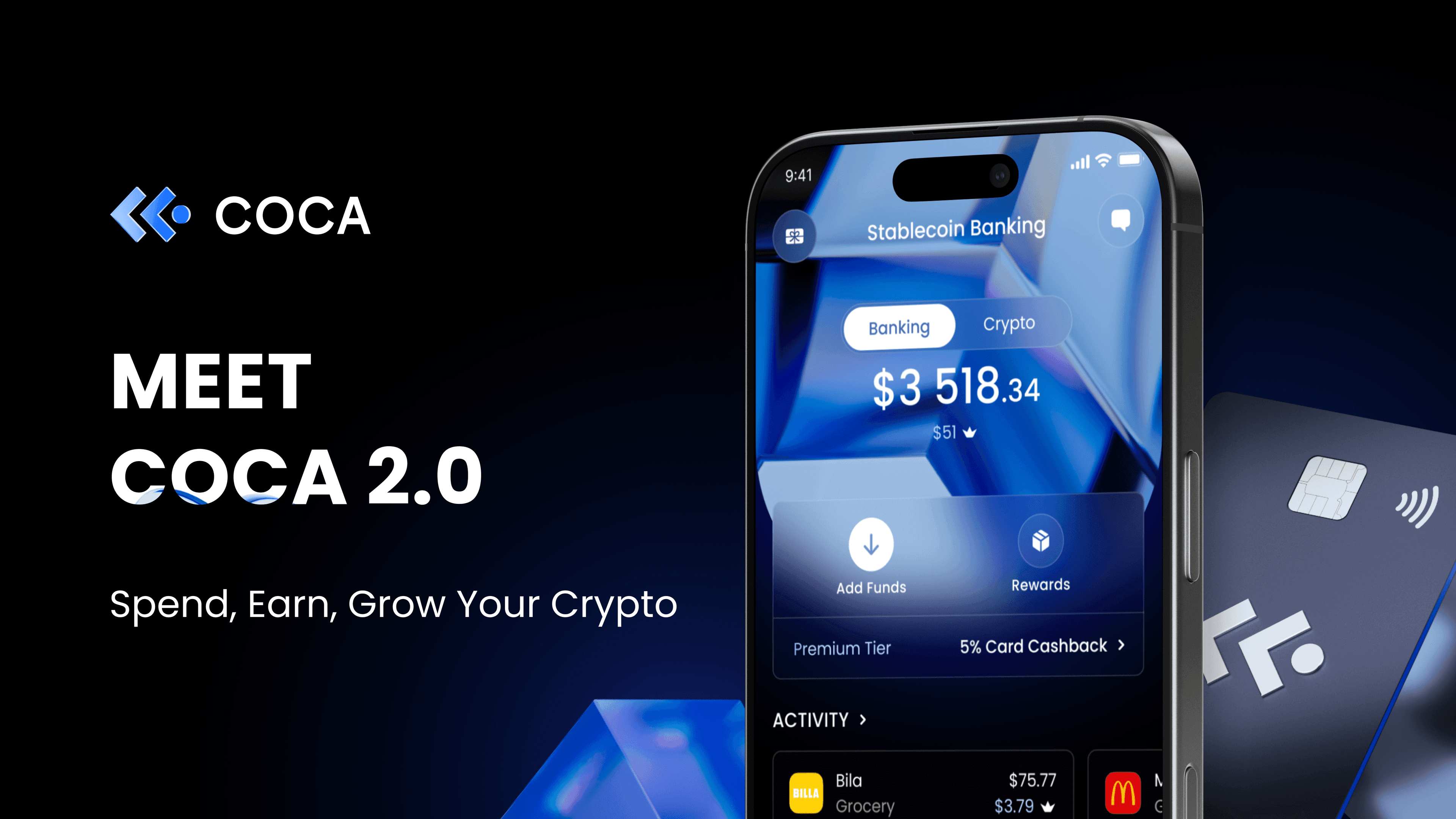 Déploiement de COCA 2.0 : une application bancaire auto-dépositaire alimentée par les stablecoins