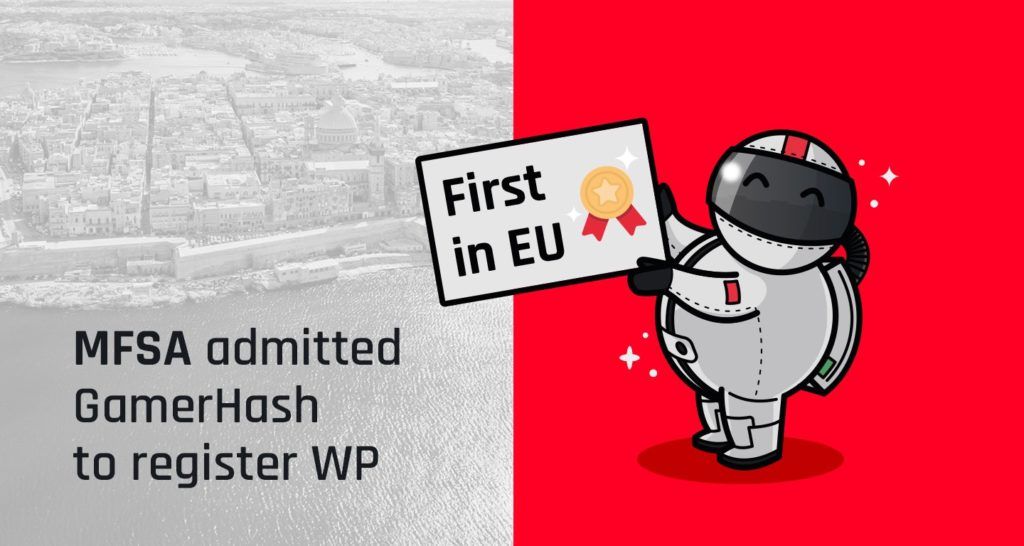 GamerHash reçoit la somme maximum pour son ICO et devient la première société de l’UE ayant une licence à Malte