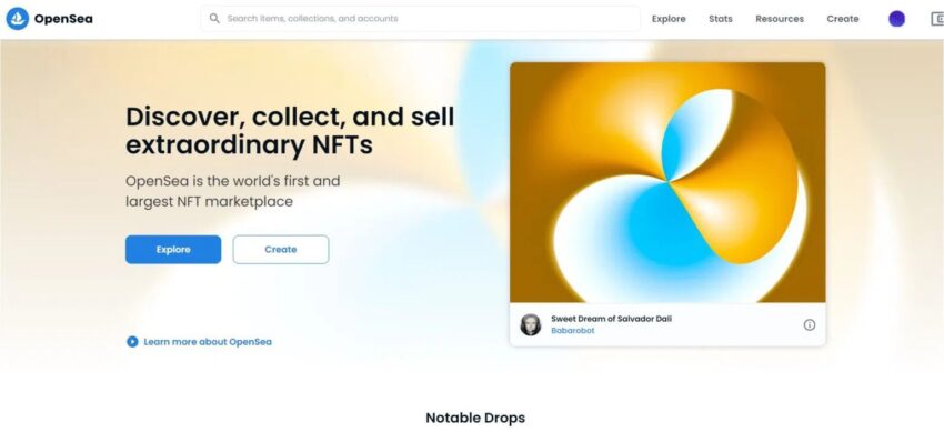 Créer un NFT sur OpenSea
