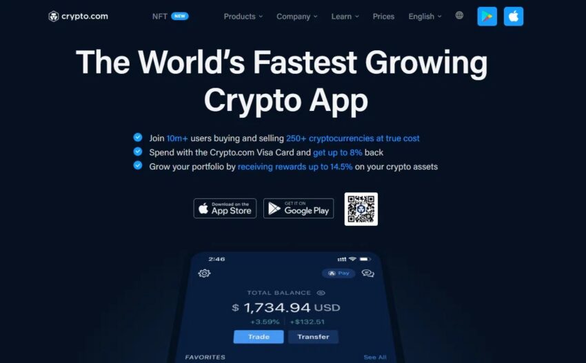 Startup crypto : Crypto.com