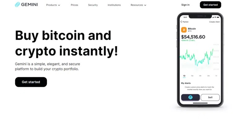 Startup crypto : Gemini