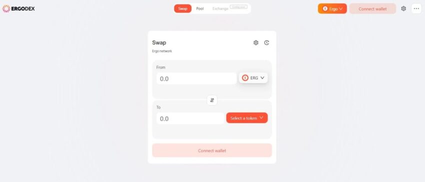 Comment utiliser le DEX Ergo ?