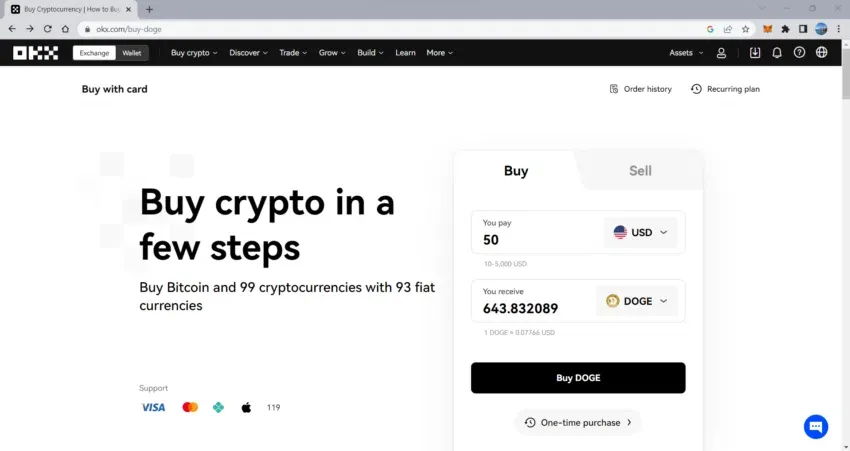 acheter un meme coin sur OKX