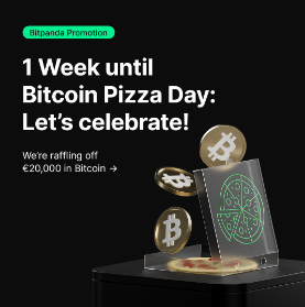 BTC Pizza Day sur Bitpanda