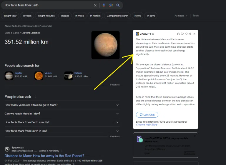 Extension Chrome pour ChatGPT