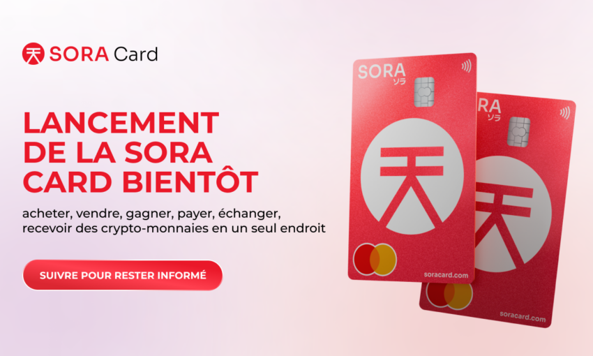 SORA lance sa solution de paiement crypto-friendly avec Mastercard