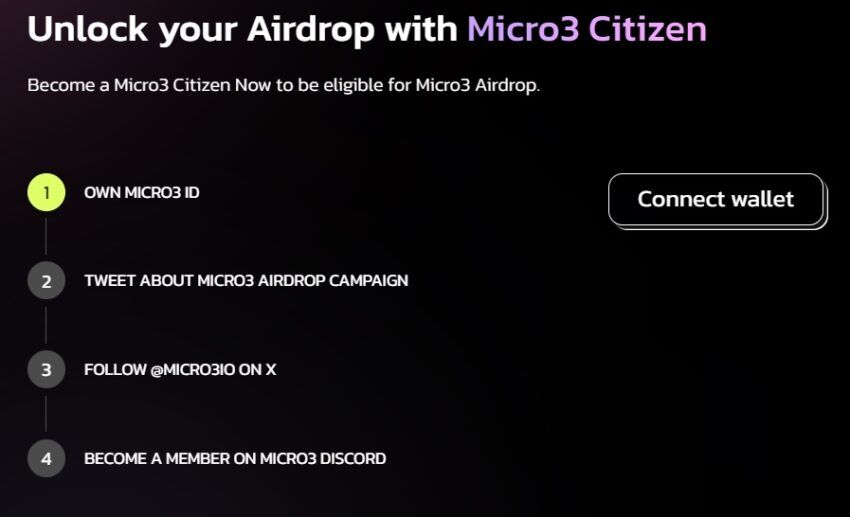 airdrop micro3