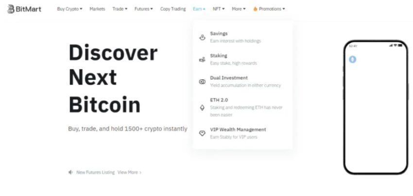 earn bitmart