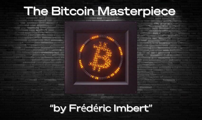 Frédéric Imbert immortalise les 15 ans de Bitcoin dans l’art avec The Bitcoin Masterpiece