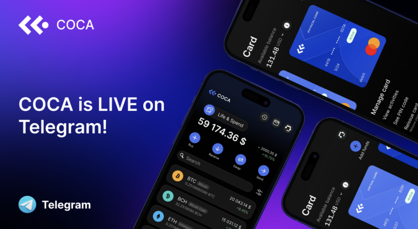 Coca Wallet est maintenant sur Telegram avec une campagne à frais zéro