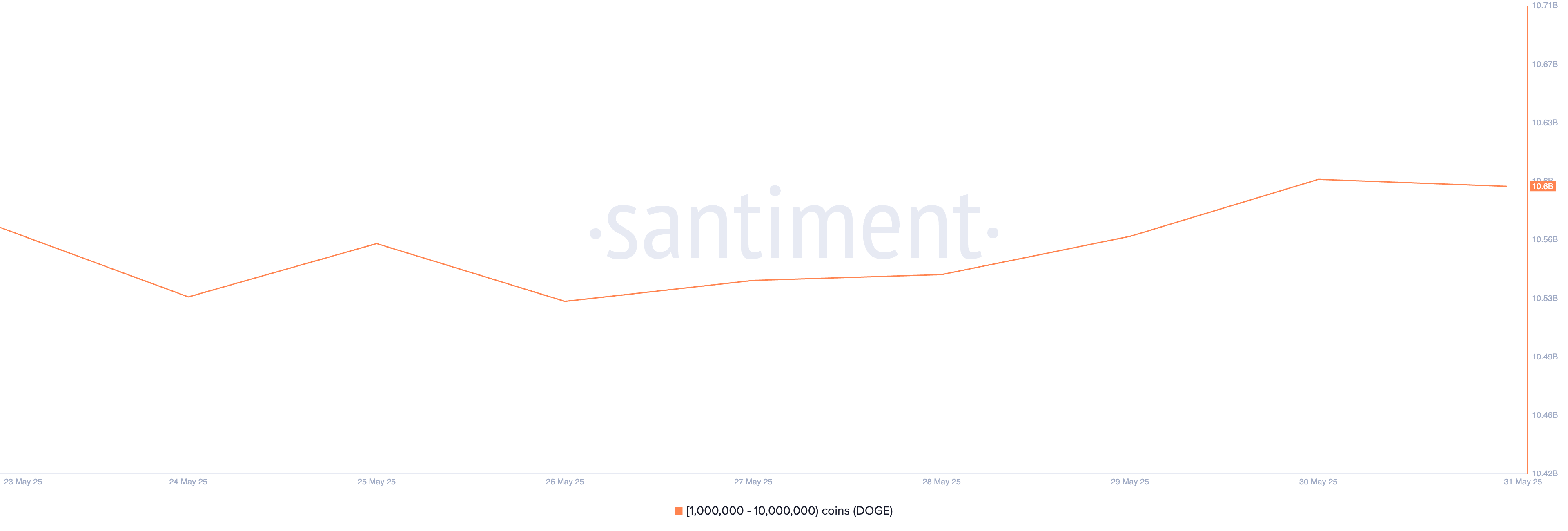 Répartition de l'offre de DOGE.
