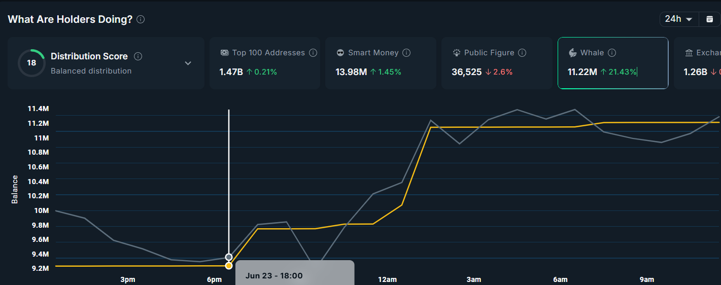 baleines crypto
