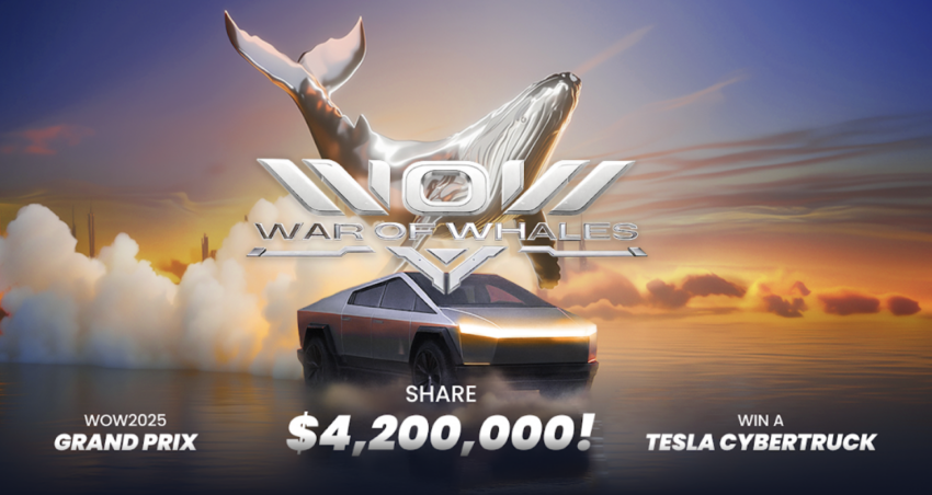Grand Prix WOW (War of Whales) 2025 de BloFin : ouverture des inscriptions du championnat de trading à 4,2 $ millions pour remporter un Tesla Cybertruck
