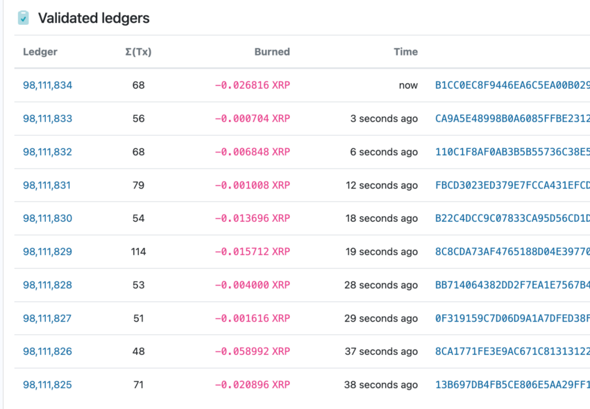 Burn de XRP